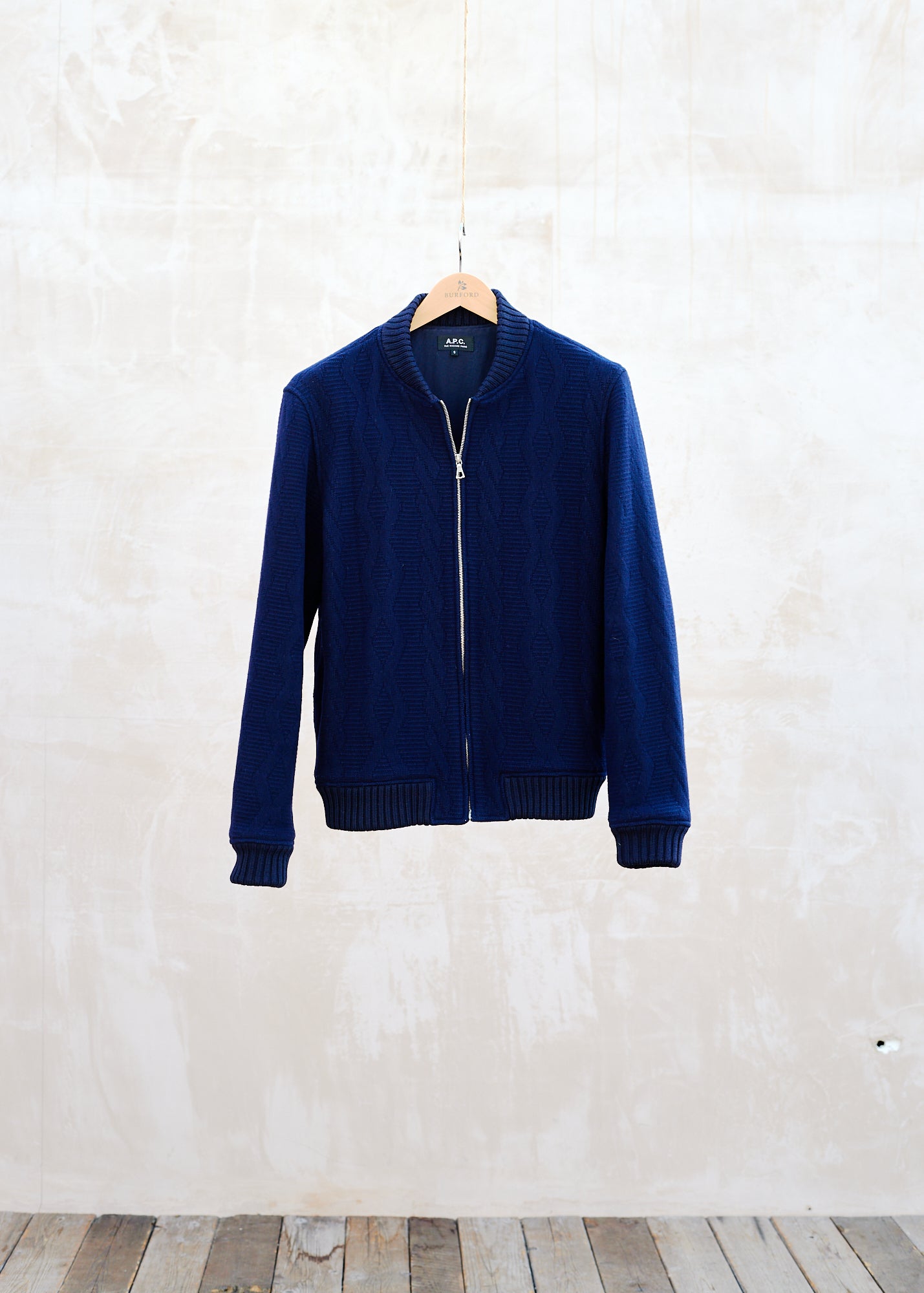 Apc wool hotsell bomber jacket