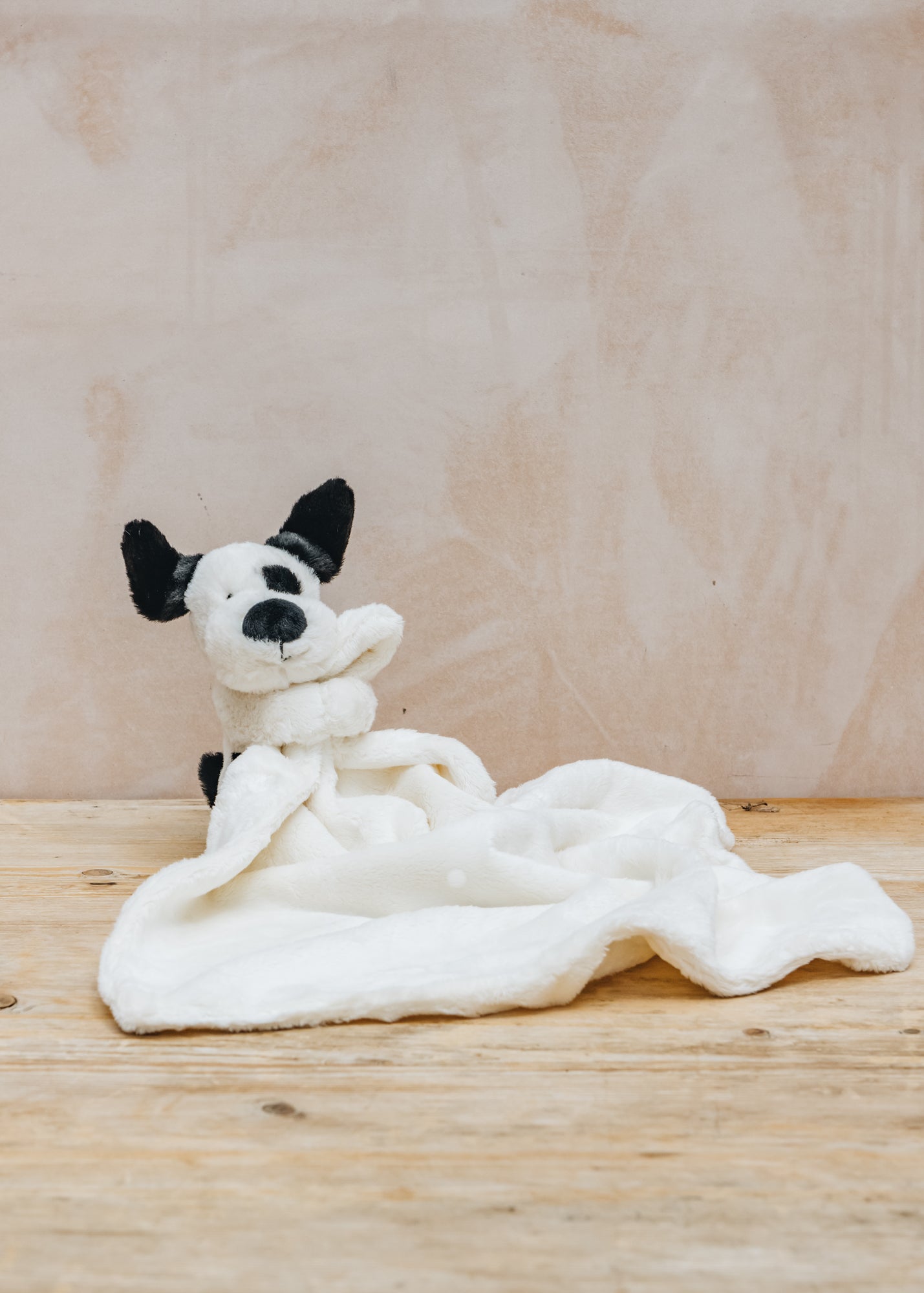 Bashful Black and Cream Puppy Soother Burford Garden Co