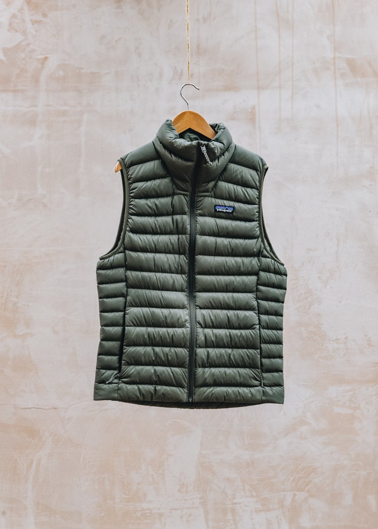 Patagonia Down Sweater Vest in Pine Needle Green Burford Garden Co