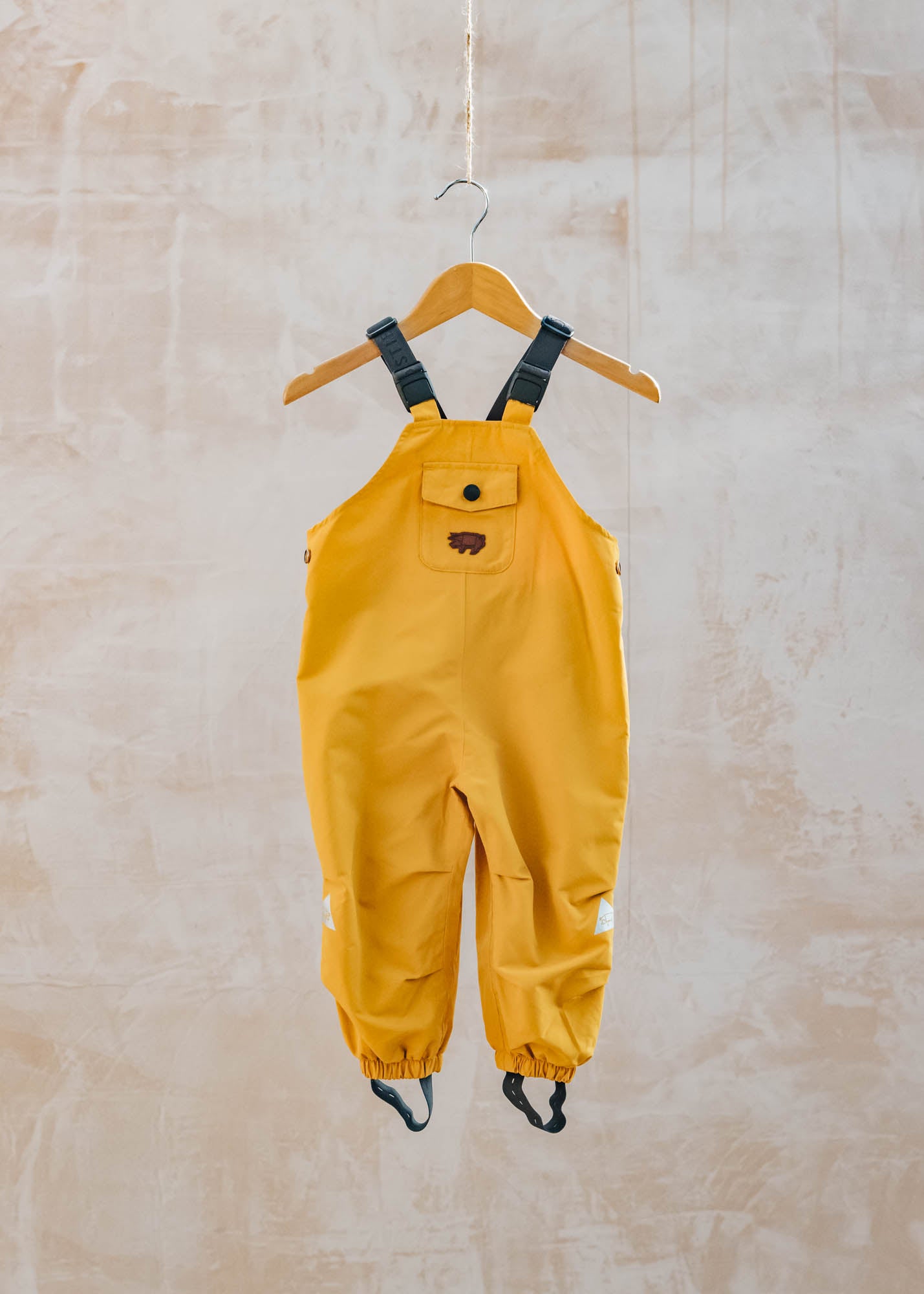 Toastie Children s Fisherman Waterproof Dungarees in Yellow