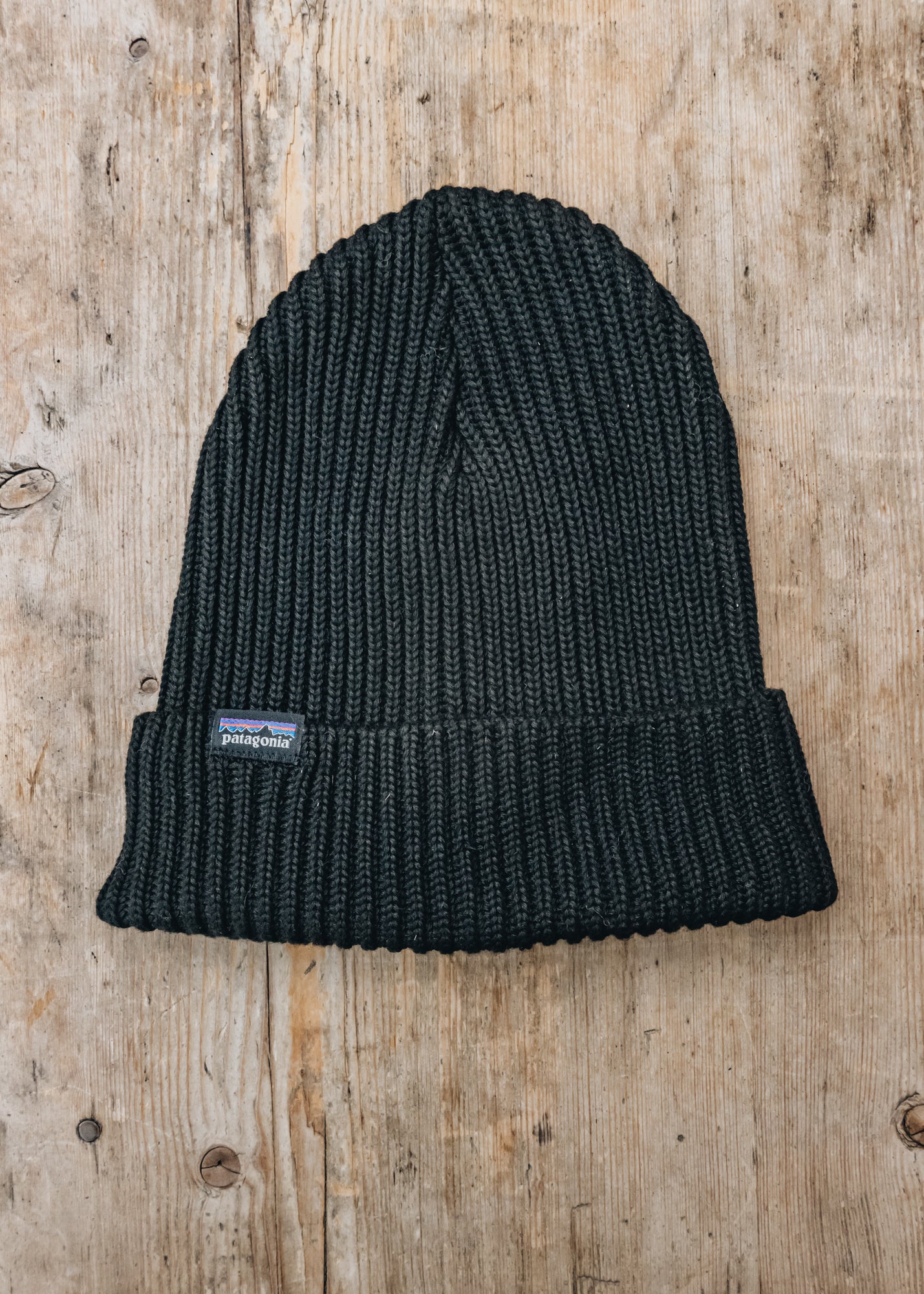 Patagonia Fisherman s Rolled Beanie in Black Burford Garden Co