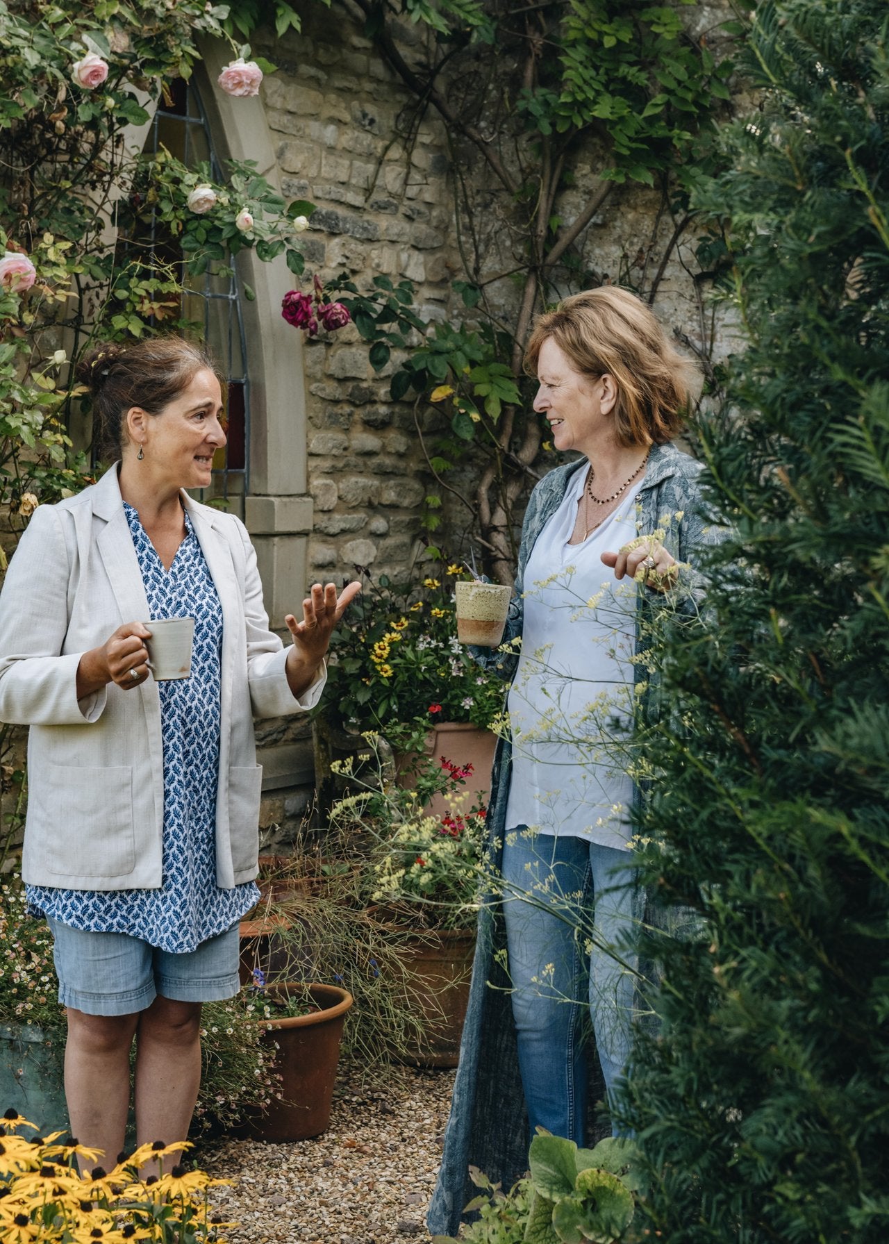 Rachel Dein & Louise Johnson, casts from the garden