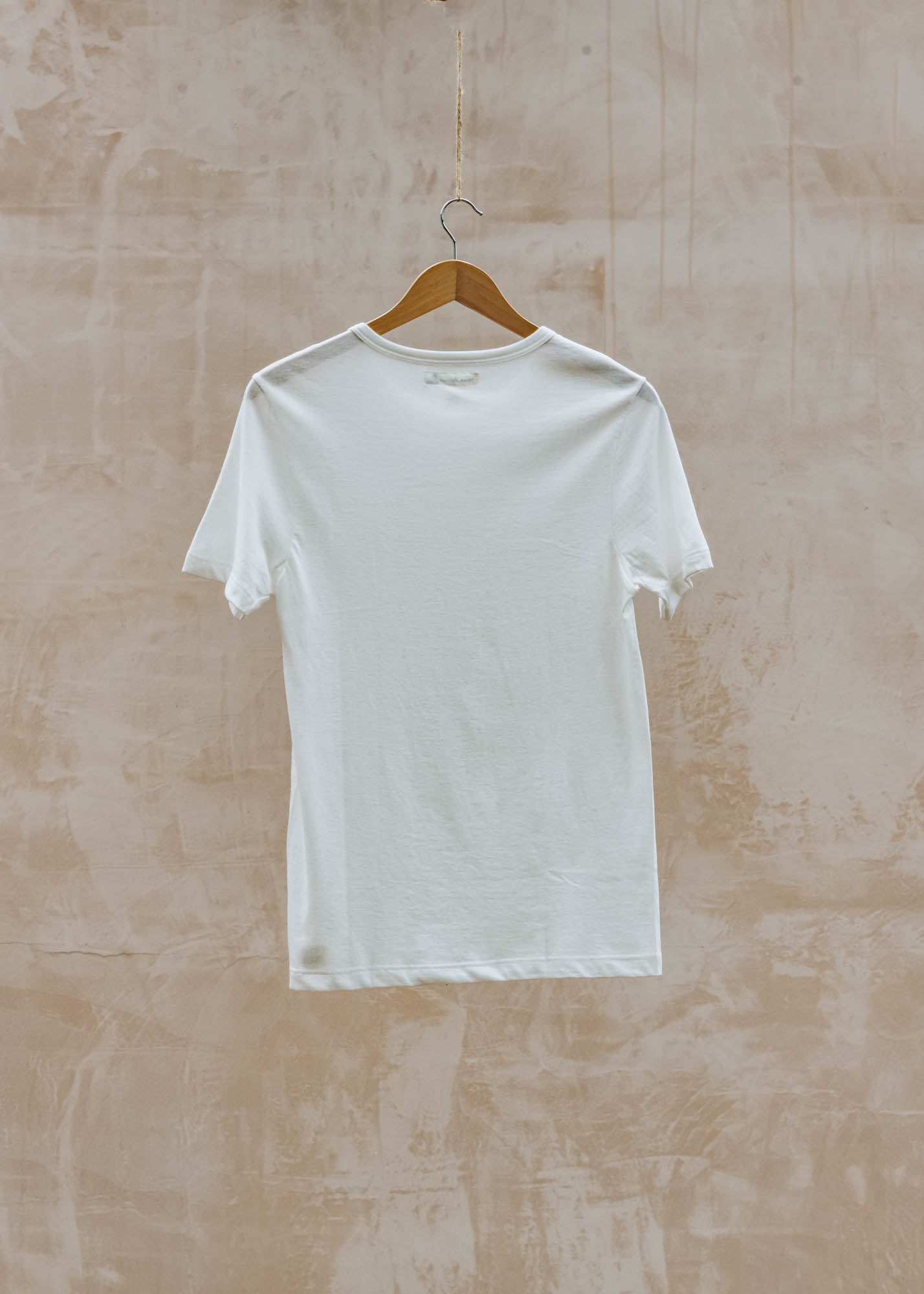 Merz B. Schwanen 1950s Loopwheeled T-Shirt in White