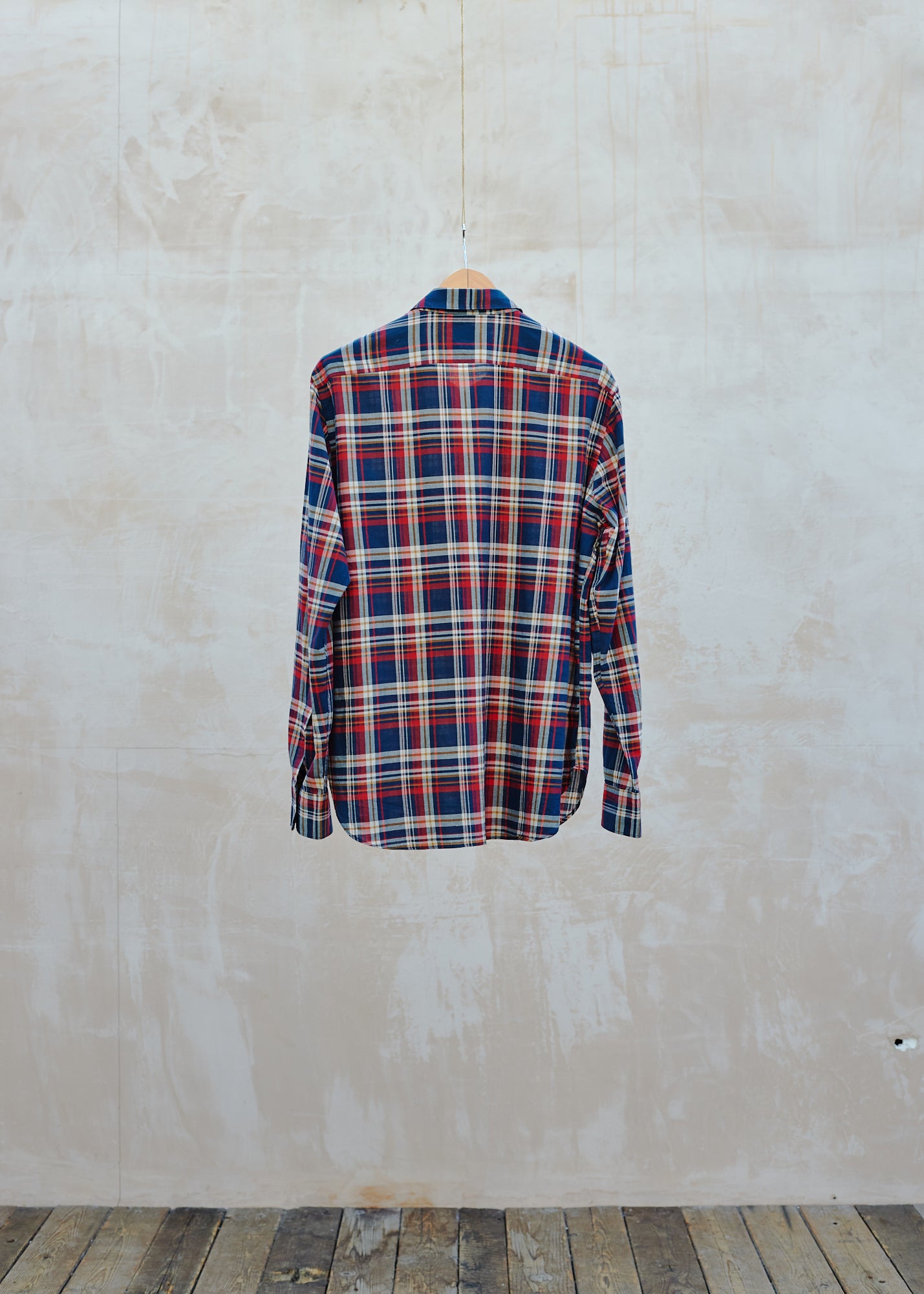 Kenny Ryder Aspesi Check 100% Cotton Shirt - XXL