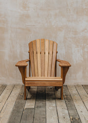 Adirondak Handmade Iroko Wood Chair