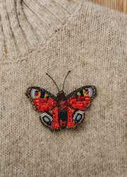 Anglais Peacock Butterfly Brooch