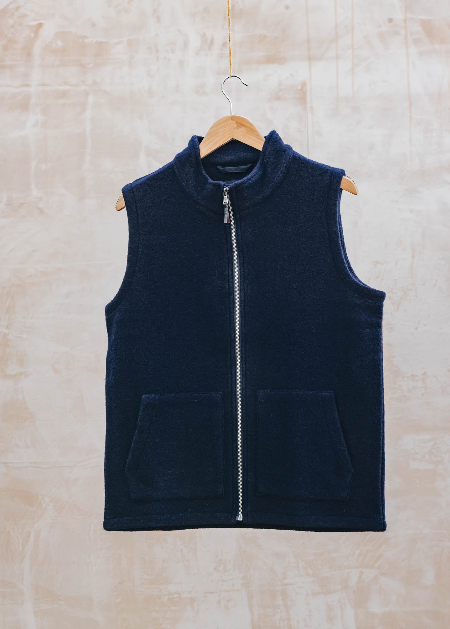 Boiled wool shop gilet