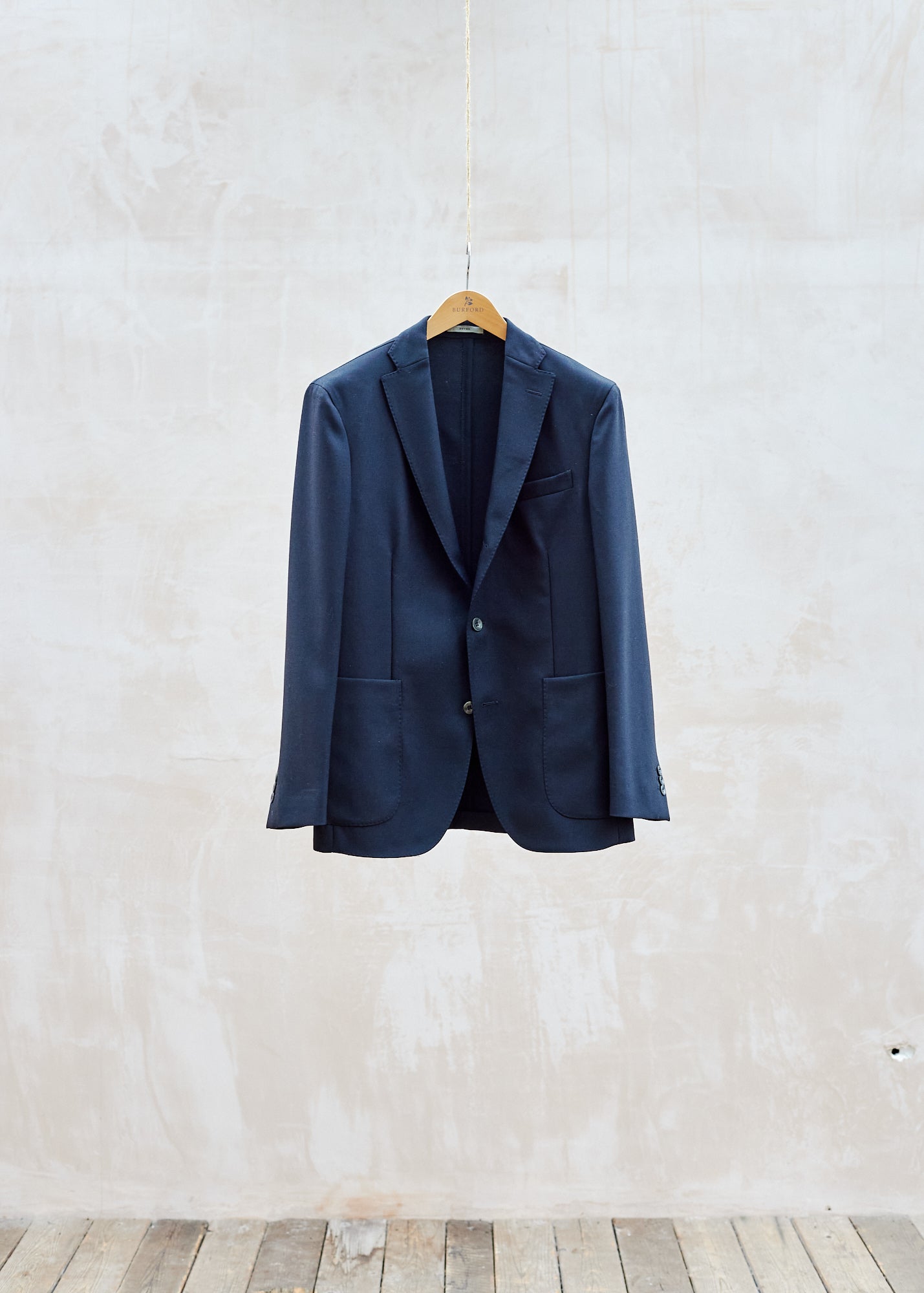 Boglioli Black Wool Unstructured Blazer/ M