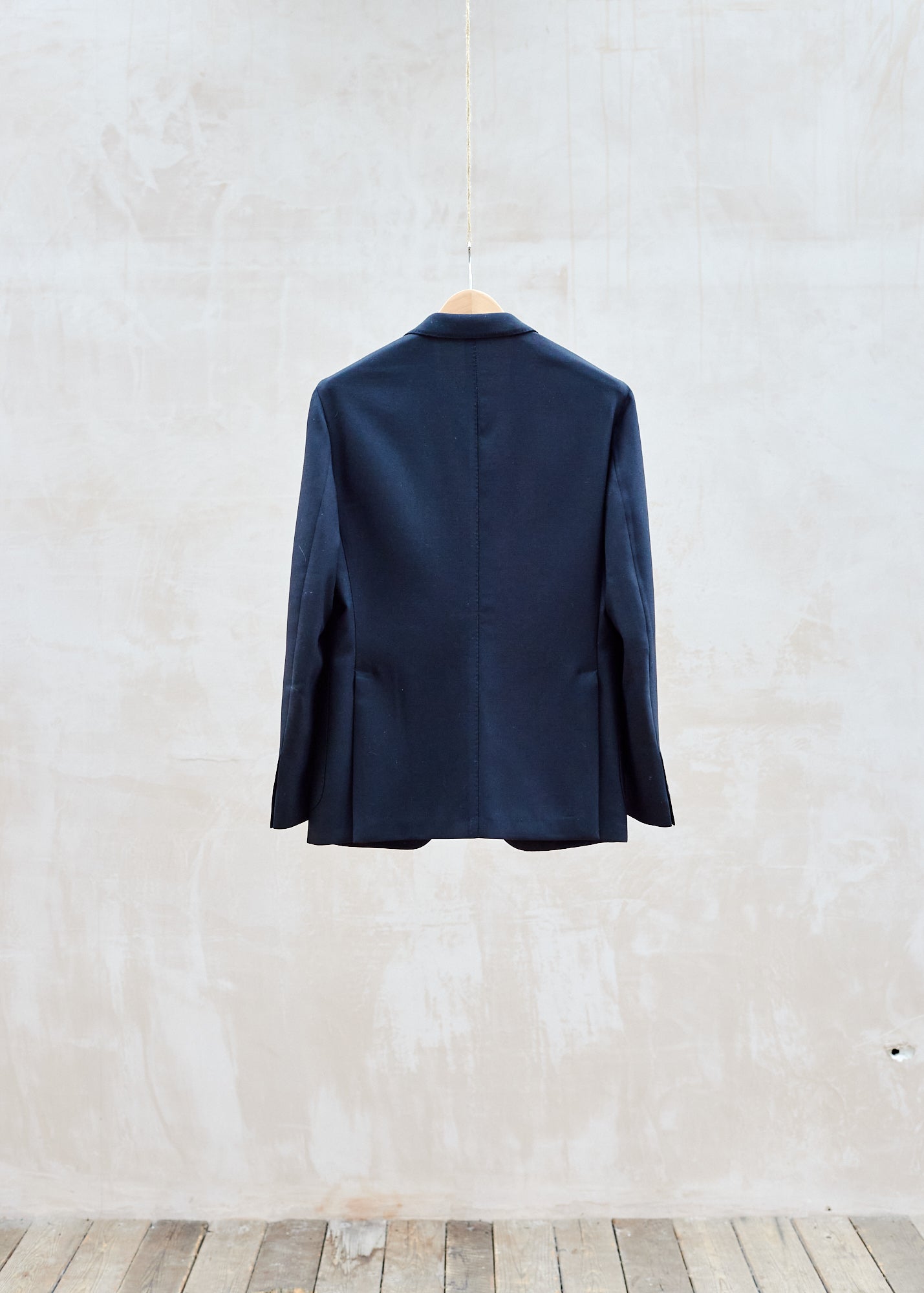 Boglioli Black Wool Unstructured Blazer/ M