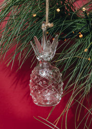 Treasure Tree Clear Pineapple Bauble