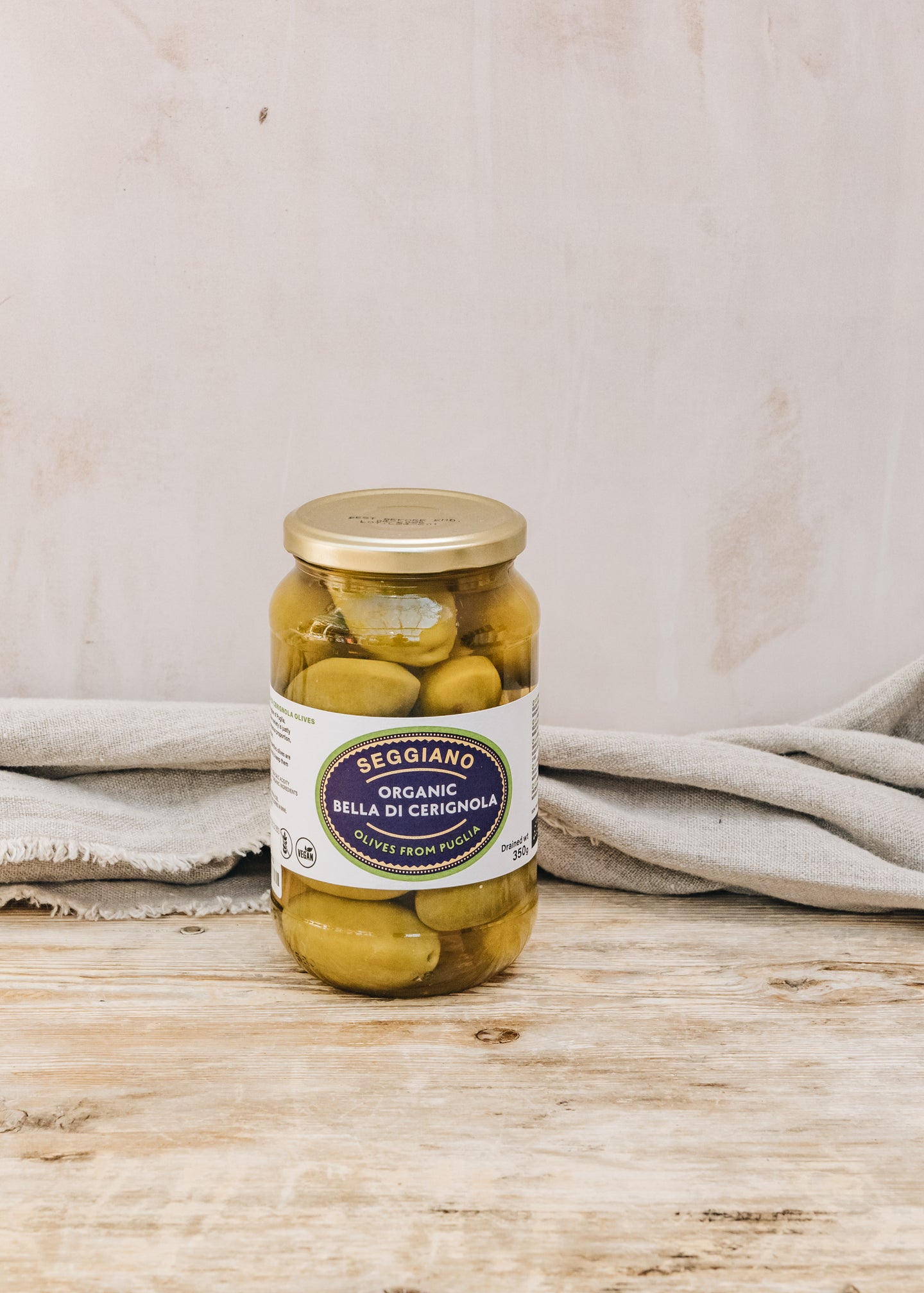 Seggiano Organic Bella di Cerignola Olives, 250g