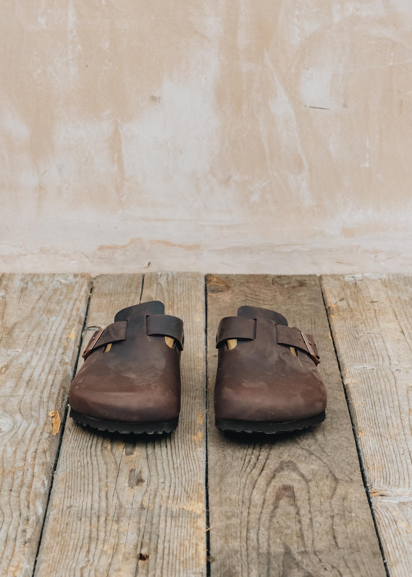 Birkenstock Oiled Leather Boston Clogs Habana Brown Size 40 The BIRKENSTOCK newest Bos