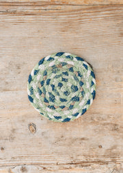 Musango Pottery Coaster in Mint