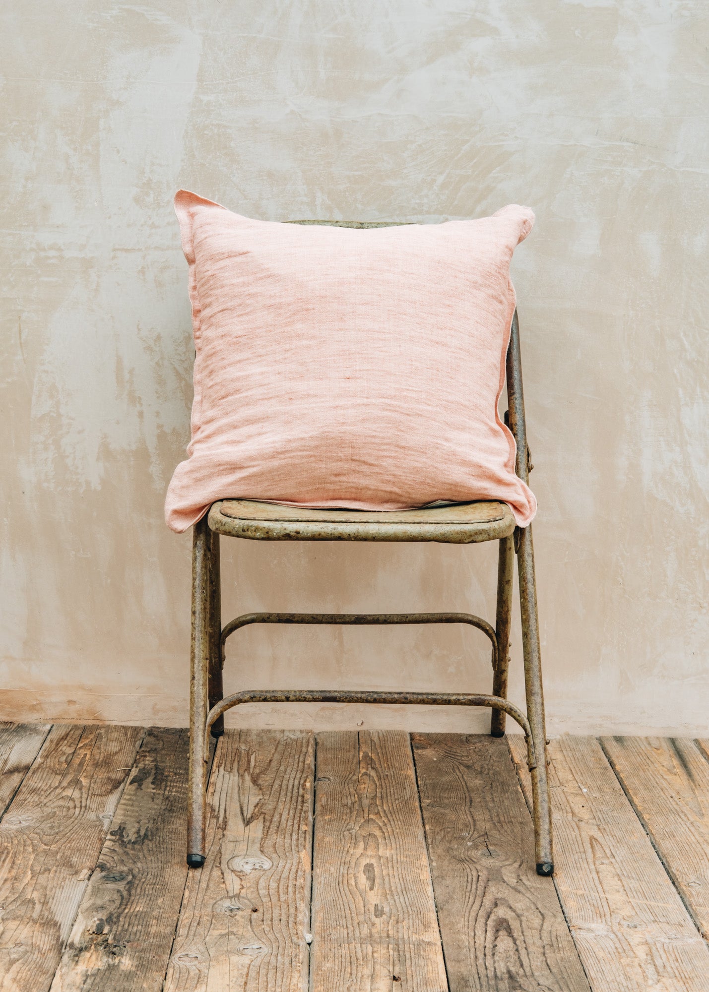 Melon Linen Cushion