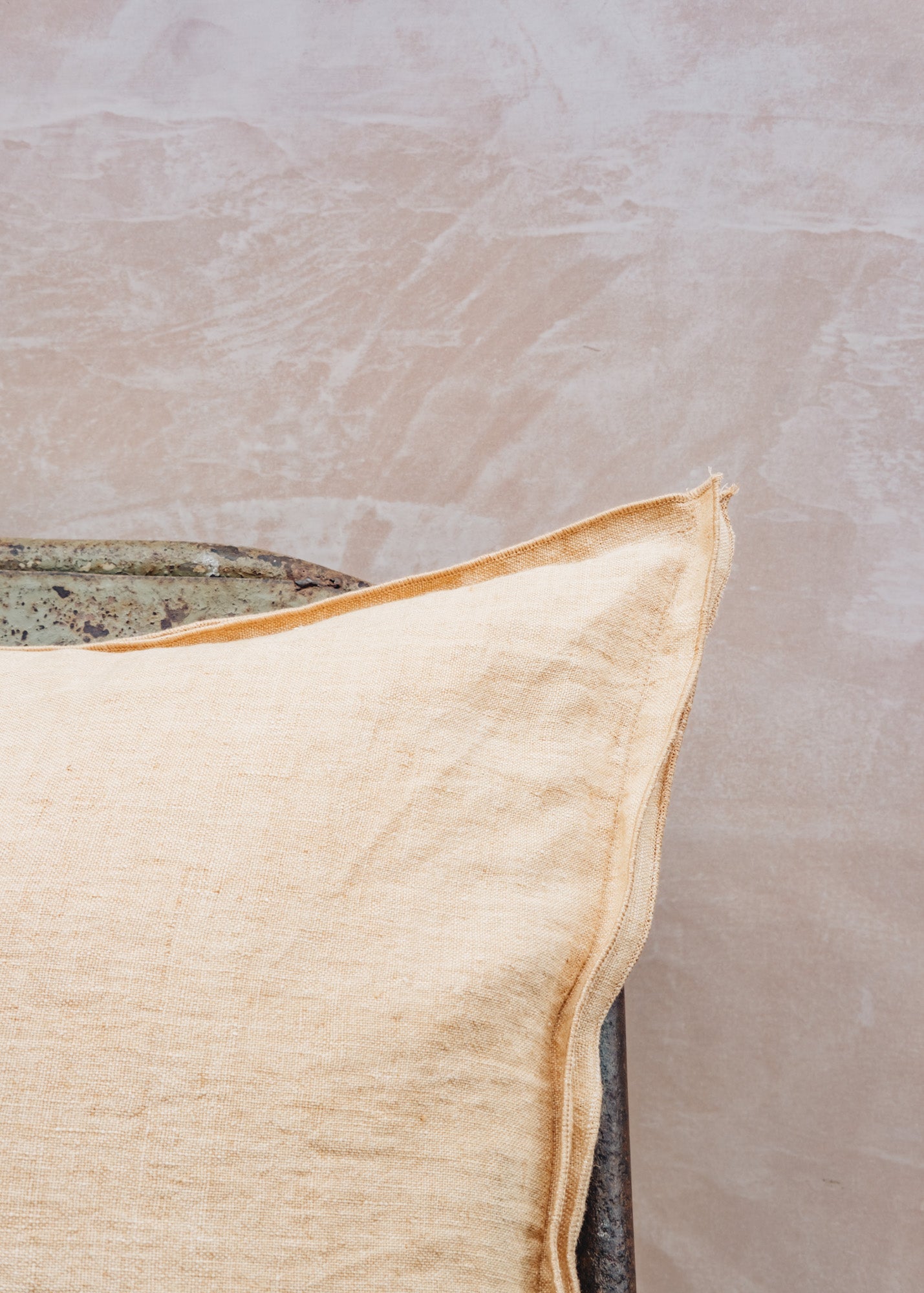 Straw Linen Cushion