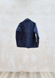 Casely-Hayford Reversible Navy/Striped Cotton Jacket - M