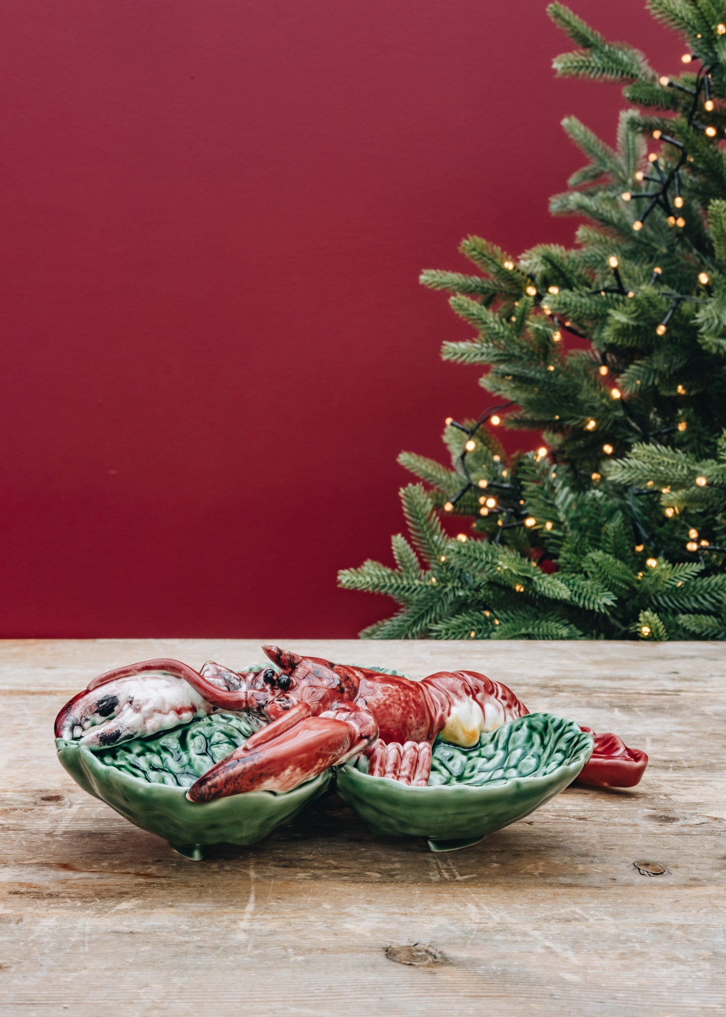 Cabbage Appetizer Plate with Lobster