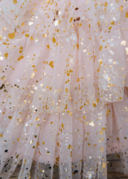 Cape in Pale Pink Sparkle Layer