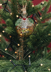 Christmas Pudding Multicoloured Bauble