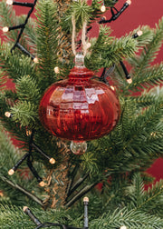 Cinders Coach Bauble in Red