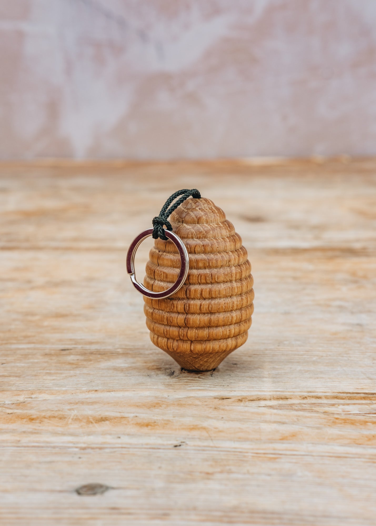 Oak Beehive Keyring