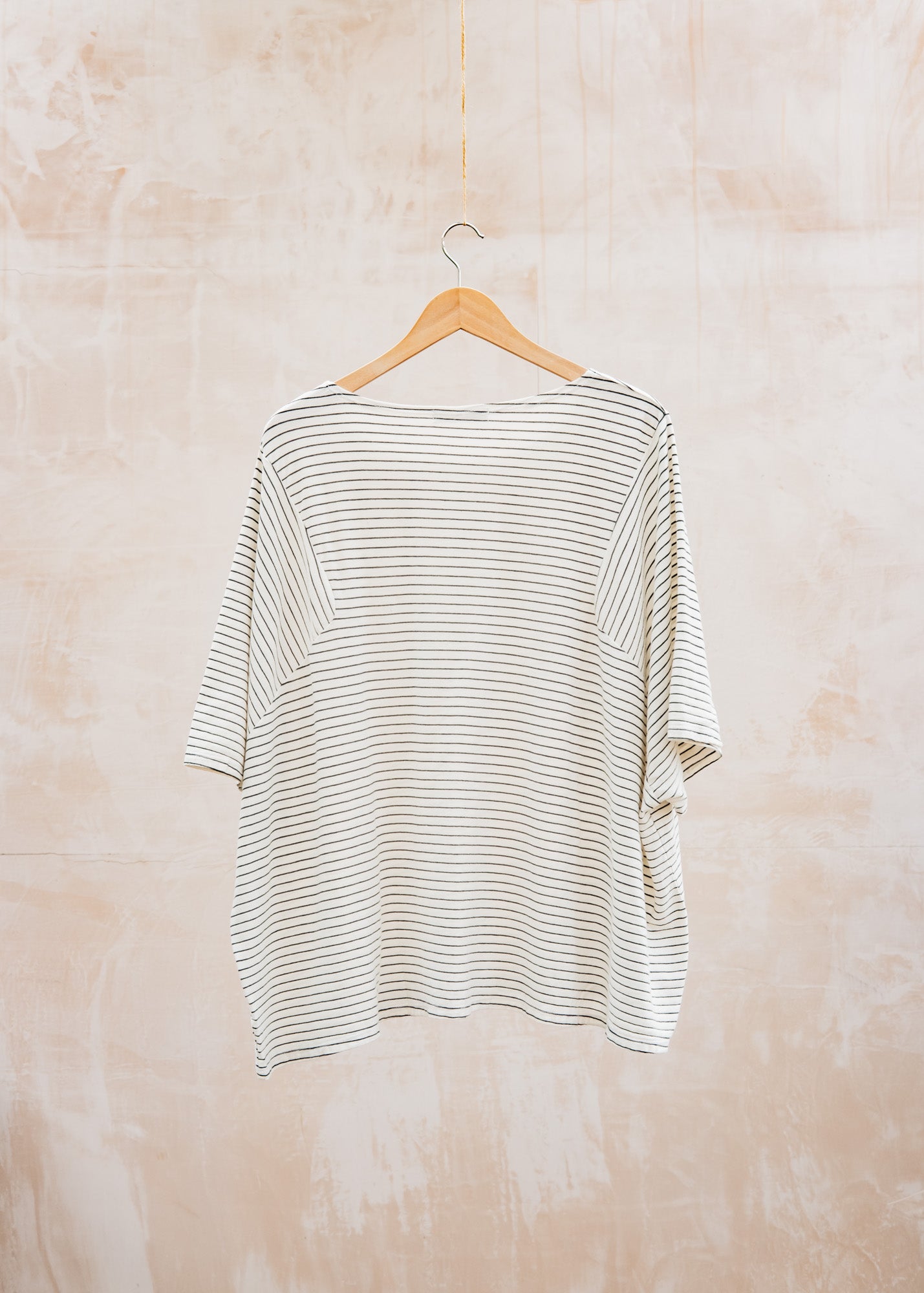 Cut Loose Striped Crop Top in Laundered