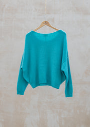 American Vintage Damsville Pullover in Aquatique Chine