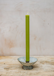 Dinner Candle in Leaf Green