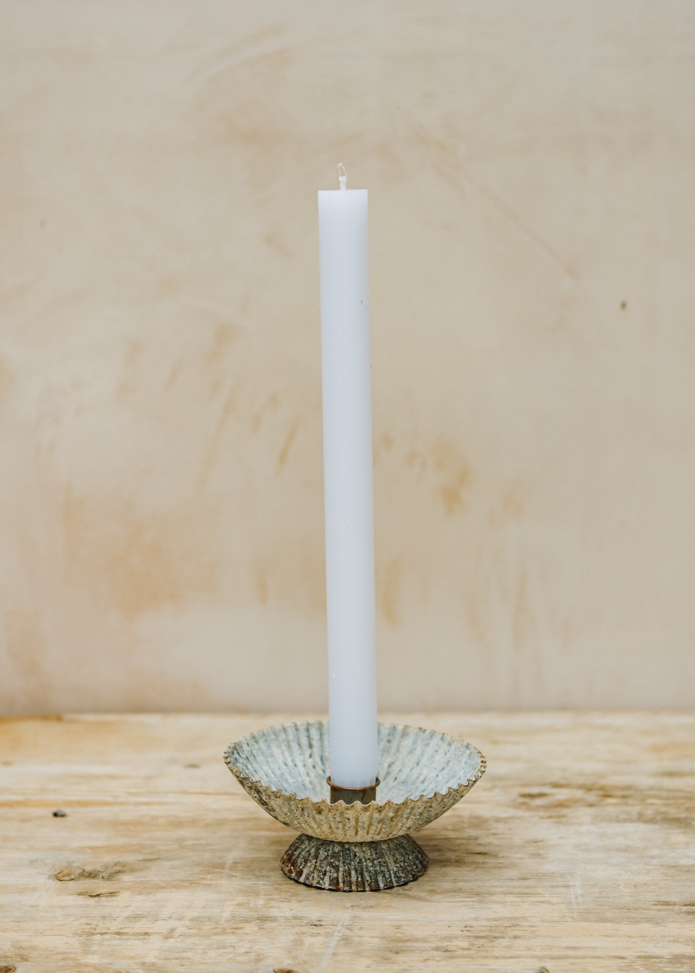 Dinner Candle in White