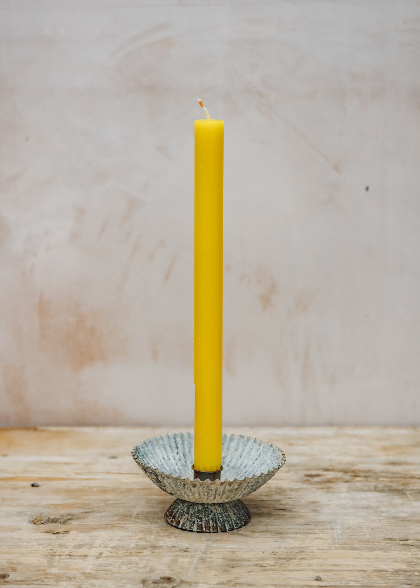 Dinner Candle in Yellow