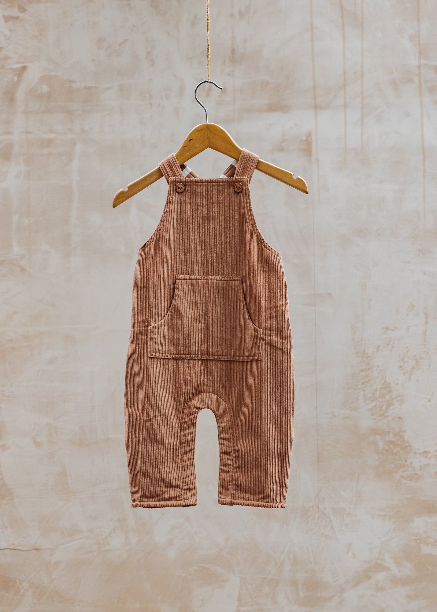 Pigeon Organics Babies' Dungarees in Macaroon