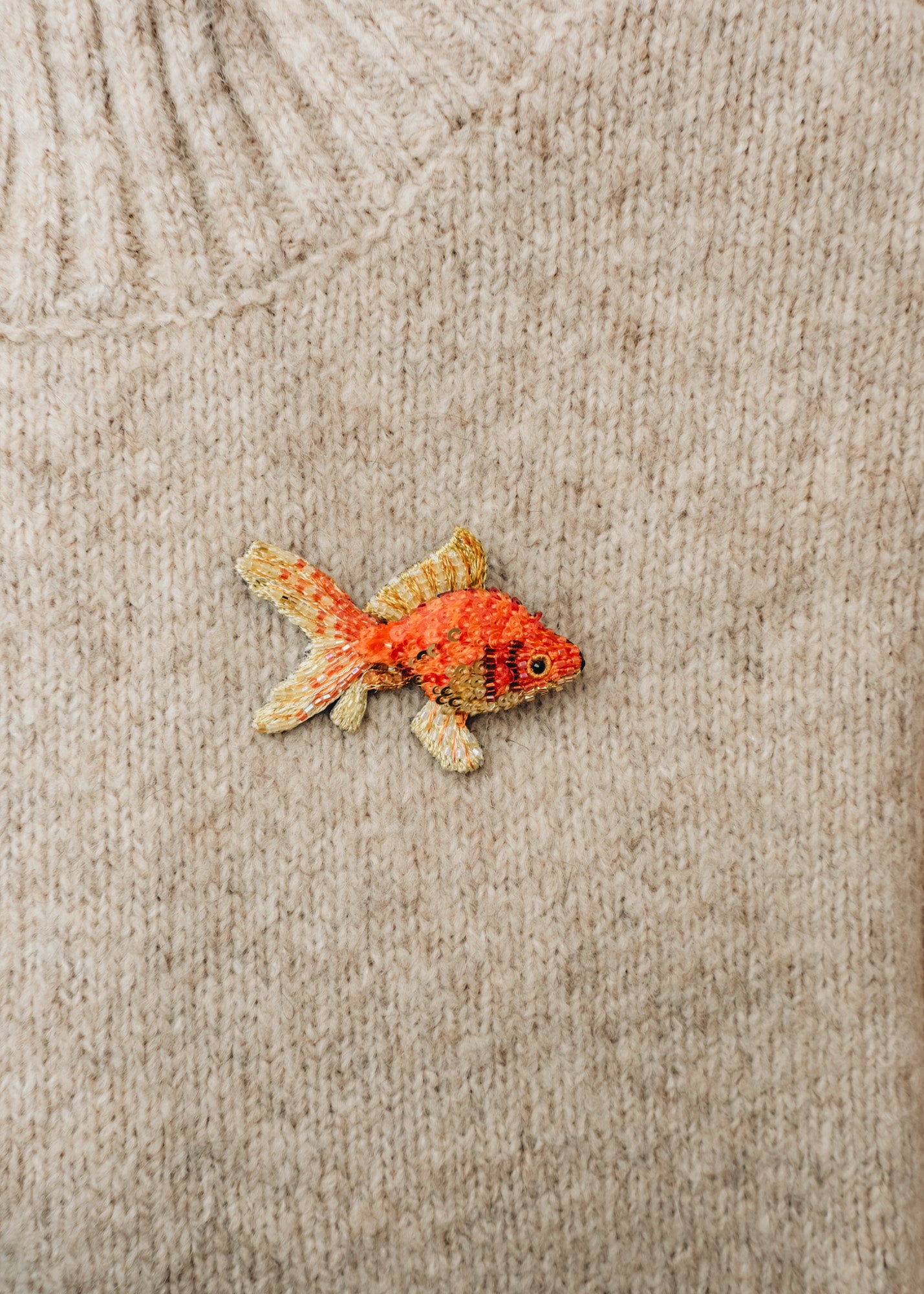 Fantail Goldfish Brooch