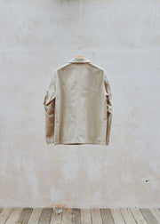 Vetra Tan Cotton French Work Jacket - L