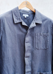 Margaret Howell Linen/Cotton Grey Herringbone Overshirt - S