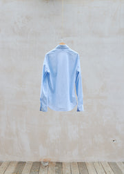 Boglioli Light Blue Striped Cotton/Linen Shirt - M