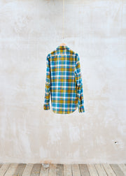 Aspesi Lightweight Cotton Multicoloured Check Shirt - S