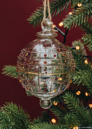 Glitter Bauble in Multi