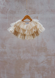 Pigeon Organics Cape in Gold Sparkle Layer