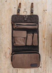 Ashwood Hanging Washbag in Mud