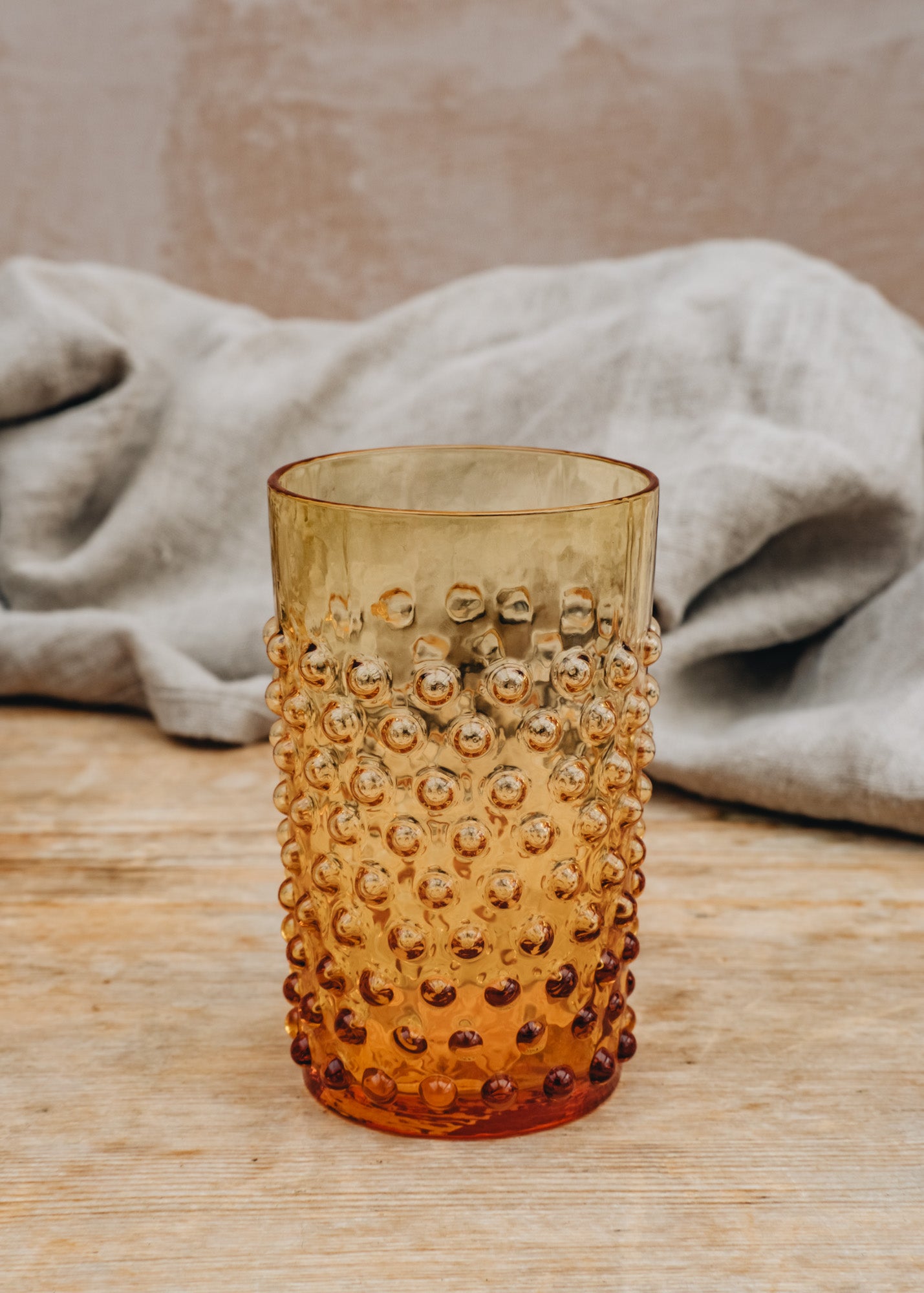 Klimchi Hobnail Tumbler in Amber