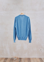 John Laing Thick 100% Cashmere V-Neck Jumper - XL