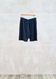John Smedley Black Sea Island Cotton Relaxed Knit Shorts - M