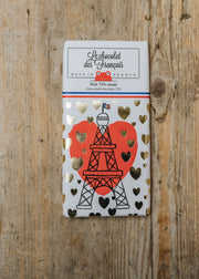 Le Chocolat des Français Organic Extra Dark Chocolate 'La Tour Eiffel' Chocolate Bar