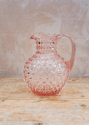 Klimchi Large Hobnail Jug in Rosaline