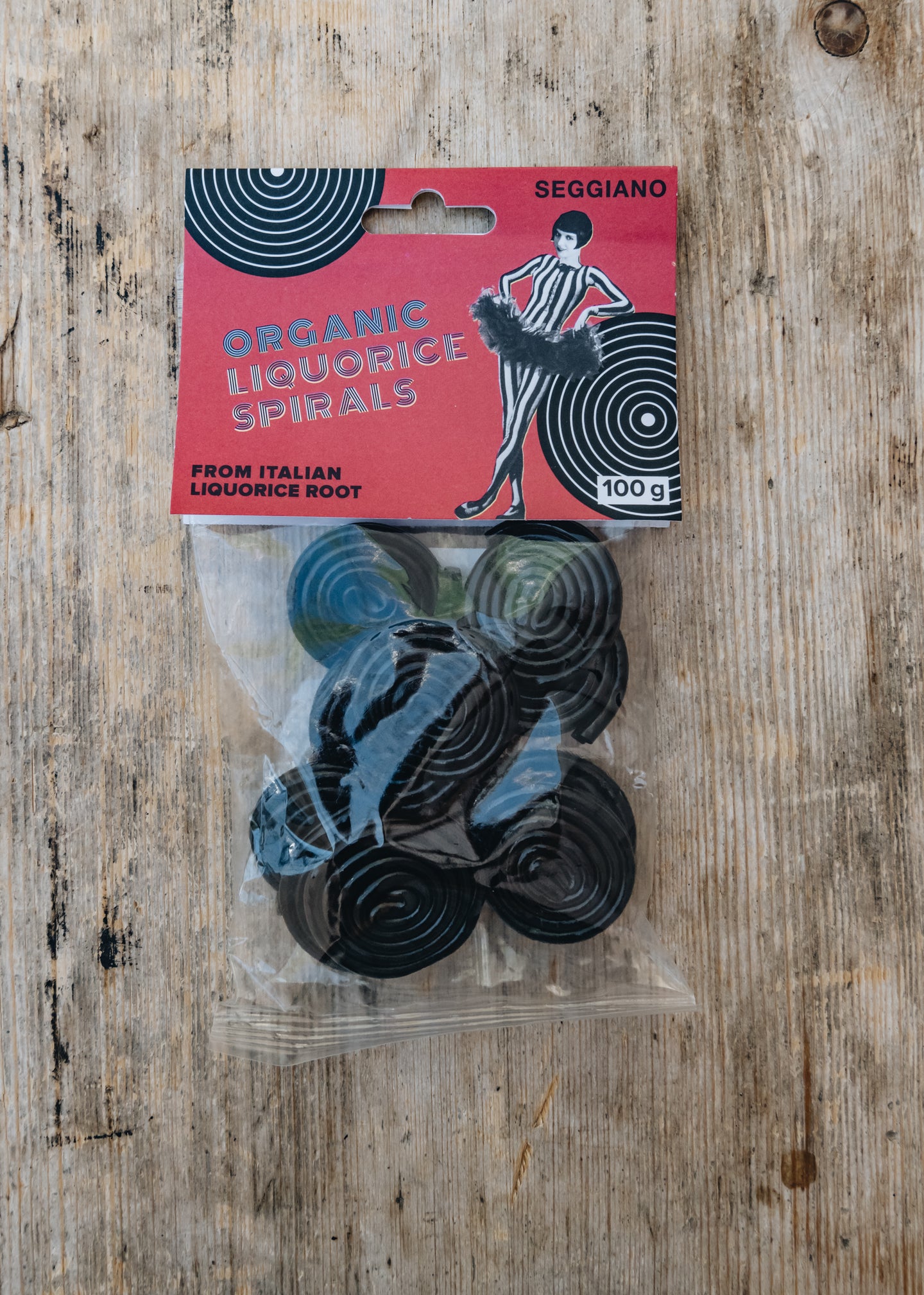 Liquorice Spirals, 100g