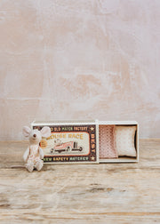 Jellycat Little Sister Mouse in Matchbox