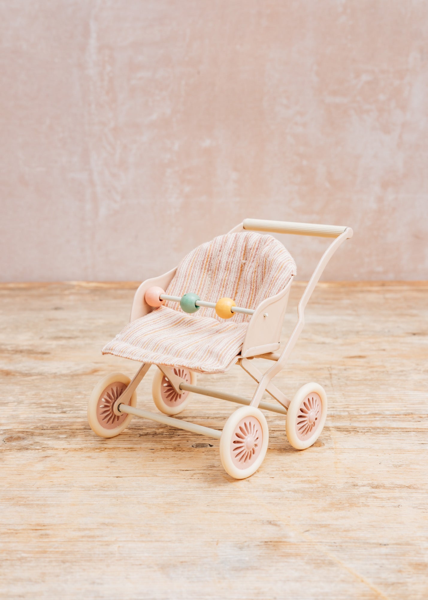 Djeco Mouse Baby Stroller in Rose