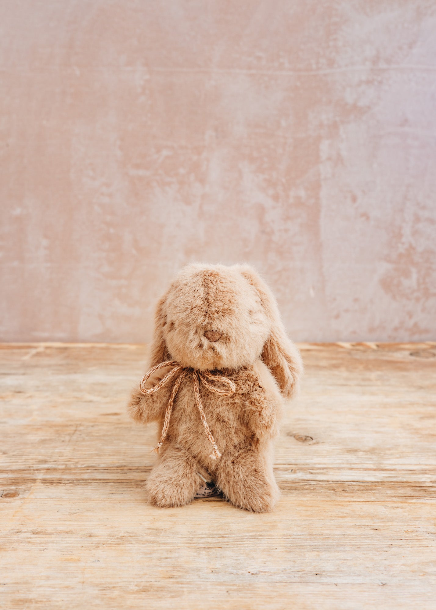 Maileg Mini Plush Bunny in Peach