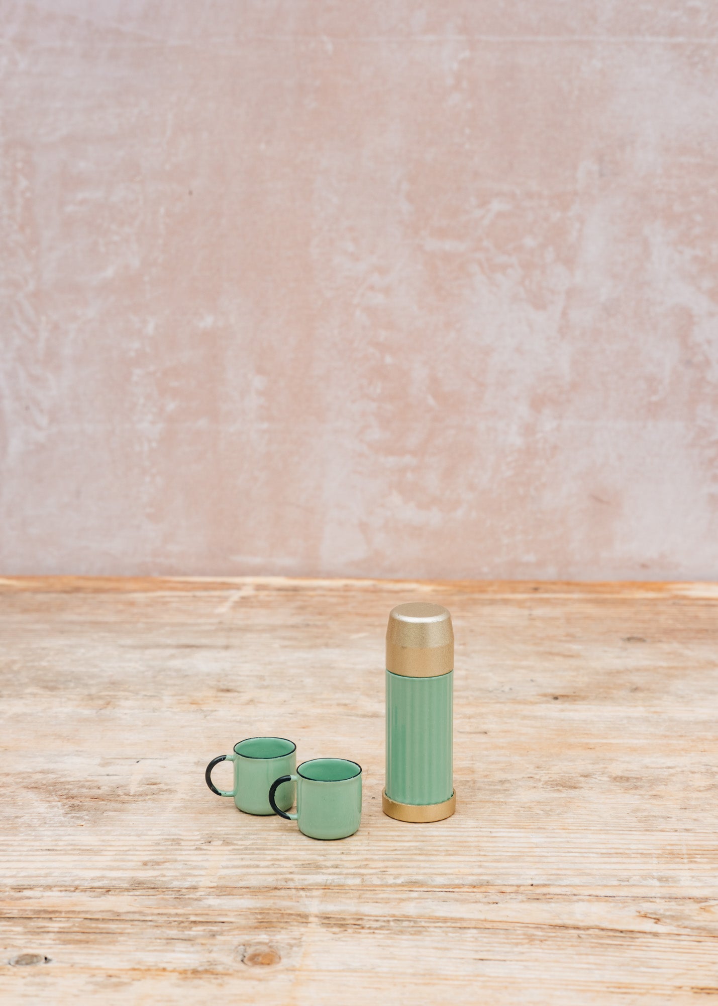 Mouse Thermos and Cups in Mint