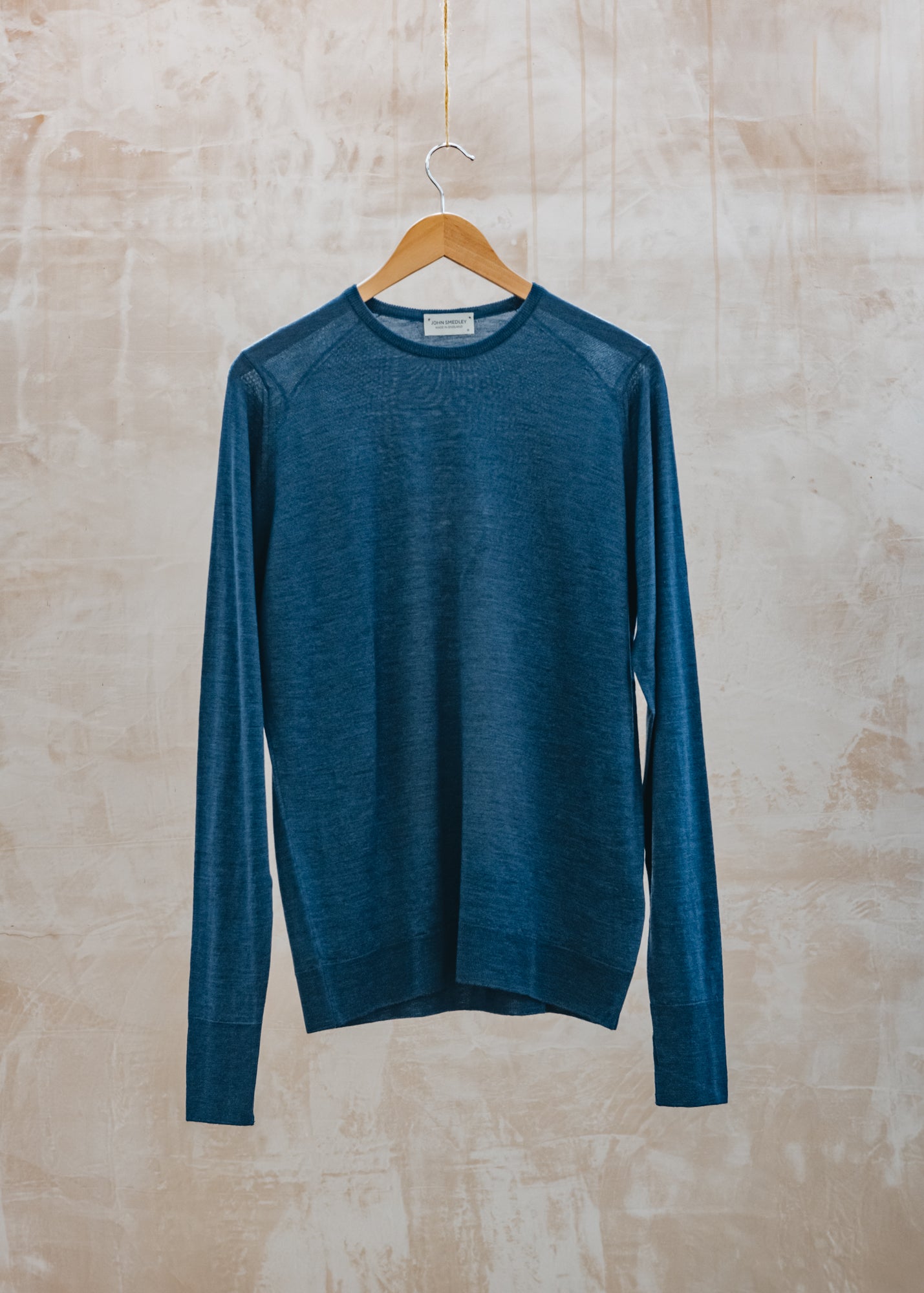 John Smedley Marcus Crew Neck Jumper in Indigo